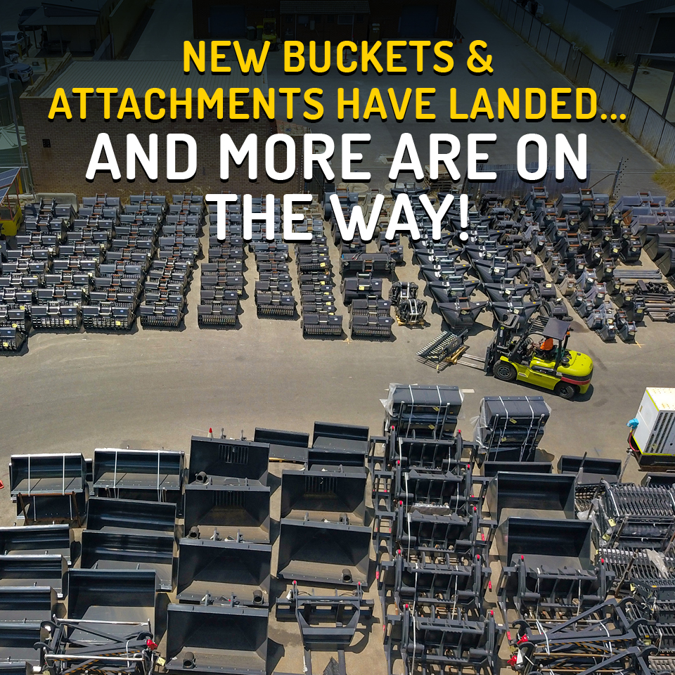 Newsletter: New buckets & attachments have landed for May!